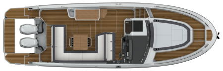 Forward sunbed layout