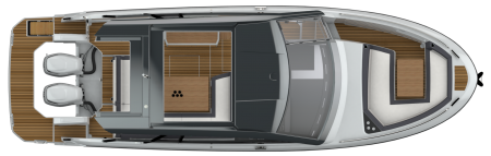 Forward settee layout