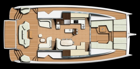 Main Deck with Large Galley