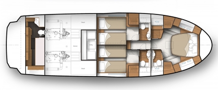 3 Cabin, 3 Heads + Crew