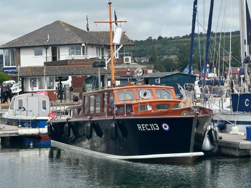 Historic Dunkirk Little Ship R.F.C.113 Visits Port Solent Marina