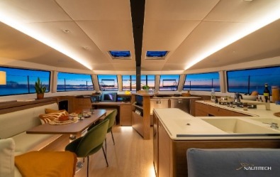 Nautitech 48 Open, interior saloon
